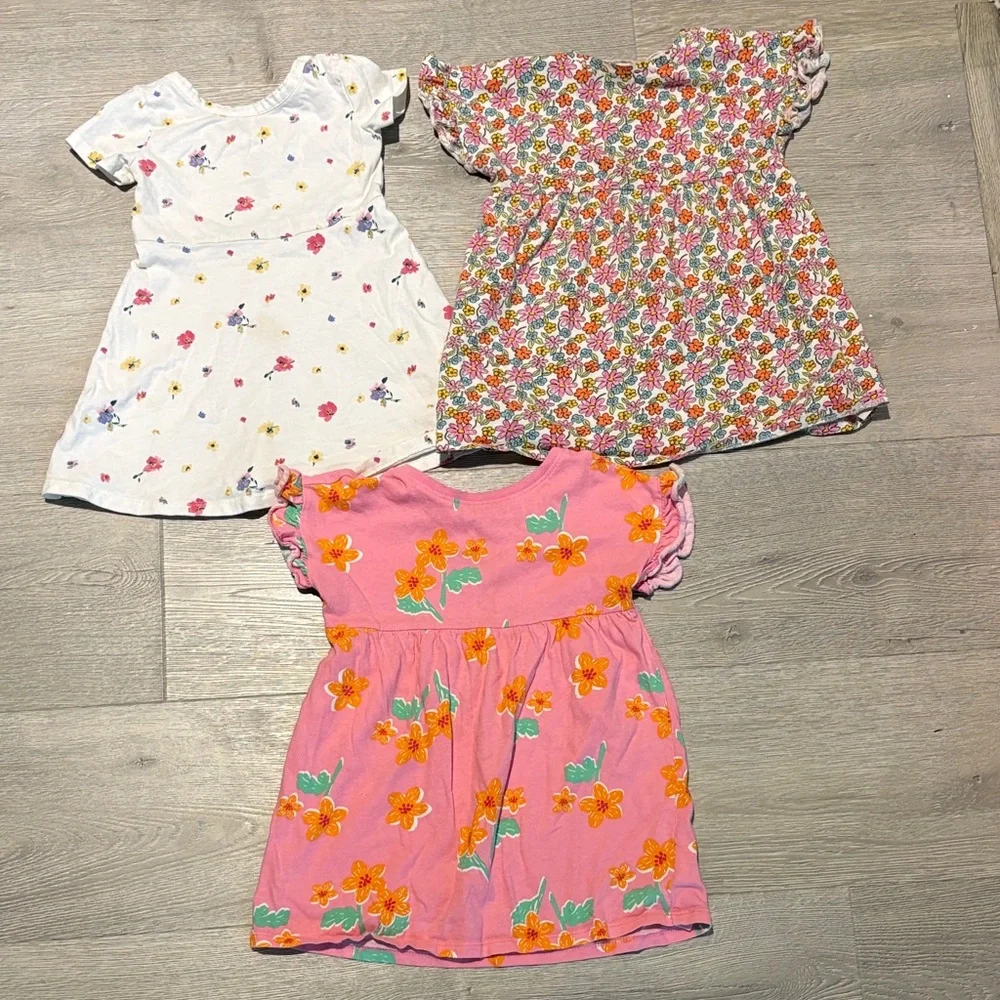 GAP Kids Floral Dress Set - Pink, White, Multicolor